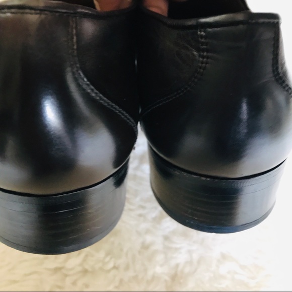 Gucci Dark Brown Loafers/Slips On w/ GG Logo Dress Men’s Shoes 42.5 US 8.5 - Picture 6 of 15